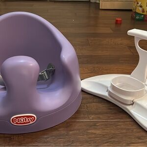 Nuby Purple Baby Seat with Tray
